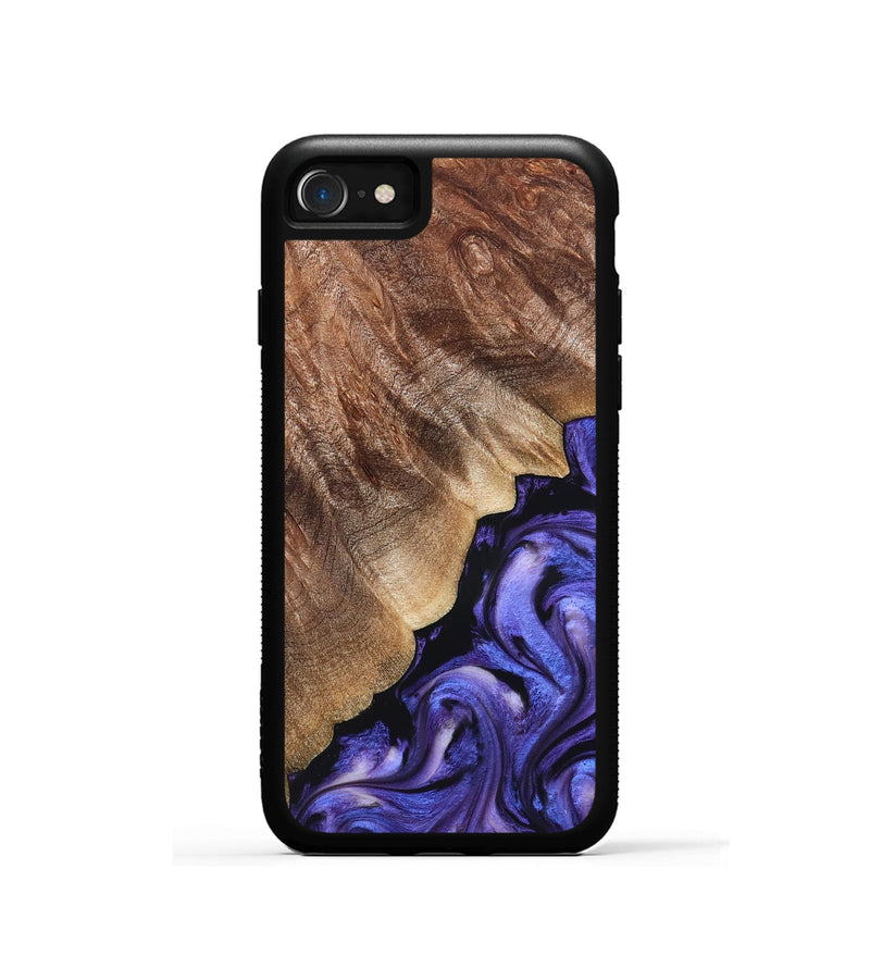 iPhone SE Wood Phone Case - Dick (Purple, 822148)