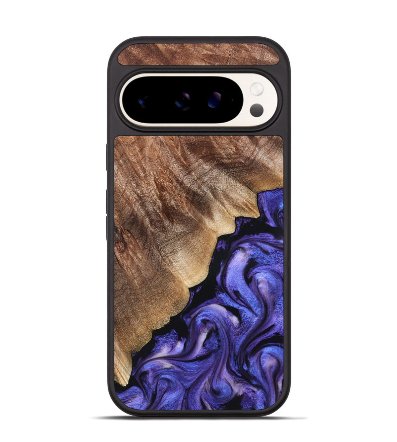 Pixel 9 Wood Phone Case - Dick (Purple, 822148)