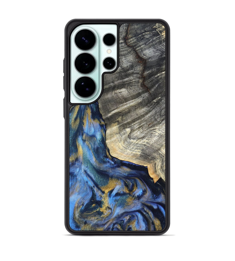 Galaxy S26 Ultra Wood Phone Case - Luciano (Teal & Gold, 822152)