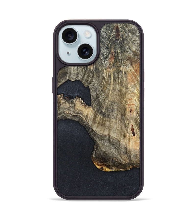 iPhone 15 Wood Phone Case - Selah (Wood Burl, 822155)