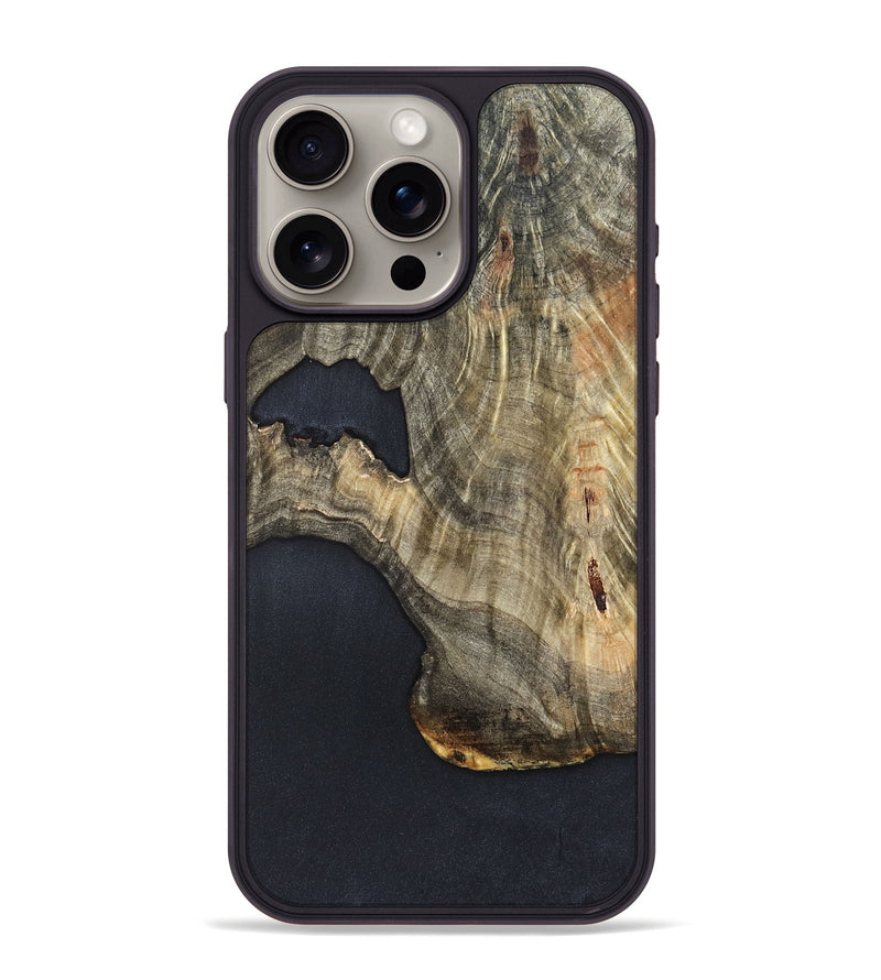 iPhone 15 Pro Max Wood Phone Case - Selah (Wood Burl, 822155)