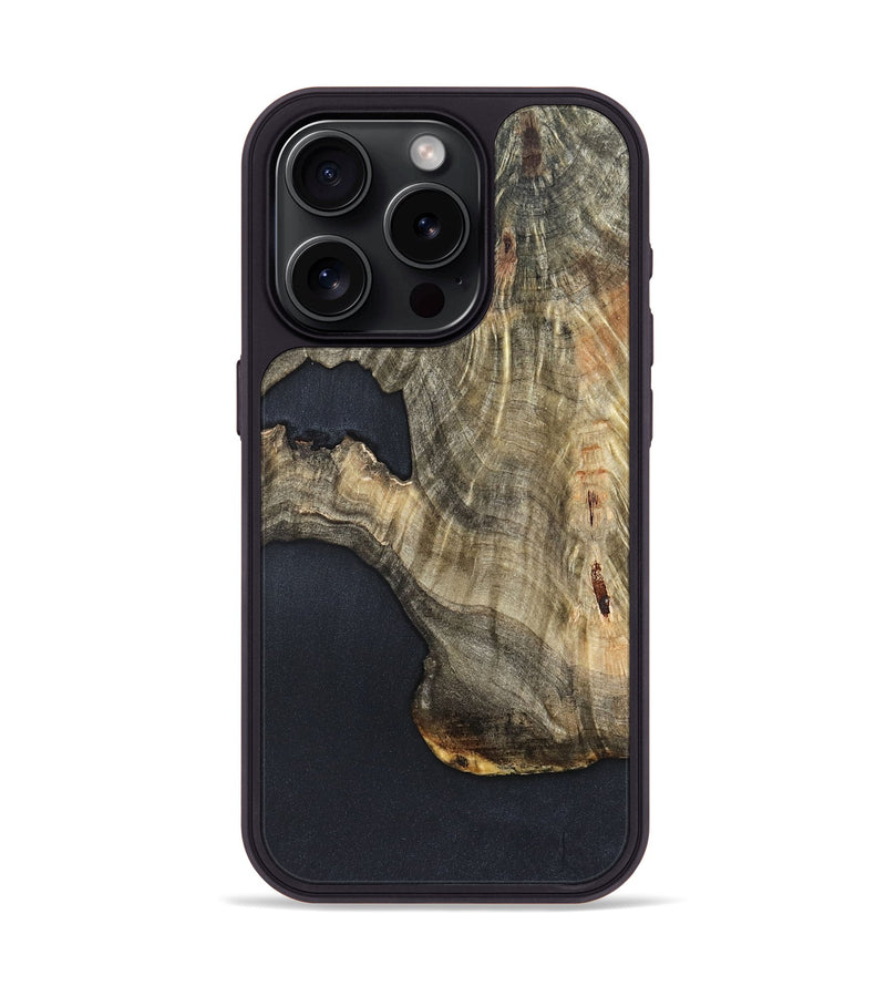 iPhone 15 Pro Wood Phone Case - Selah (Wood Burl, 822155)
