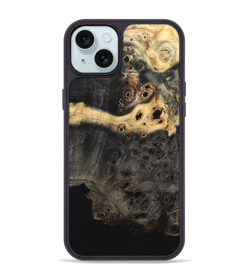 iPhone 15 Plus Wood Phone Case - Brylee (Wood Burl, 822158)