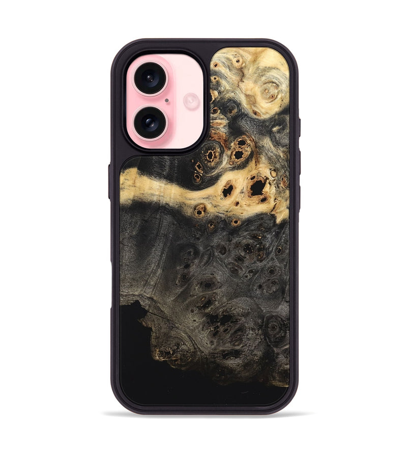 iPhone 16 Wood Phone Case - Brylee (Wood Burl, 822158)