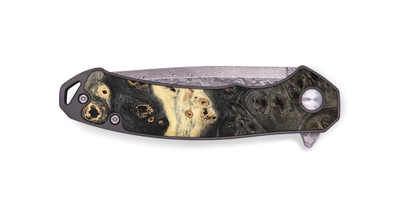 EDC Wood Pocket Knife - Kristyn (Wood Burl, 822159)