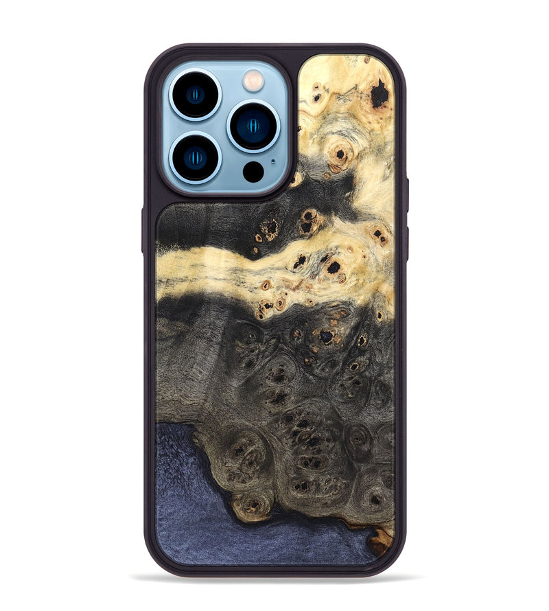 iPhone 14 Pro Max Wood Phone Case - Kristyn (Wood Burl, 822159)