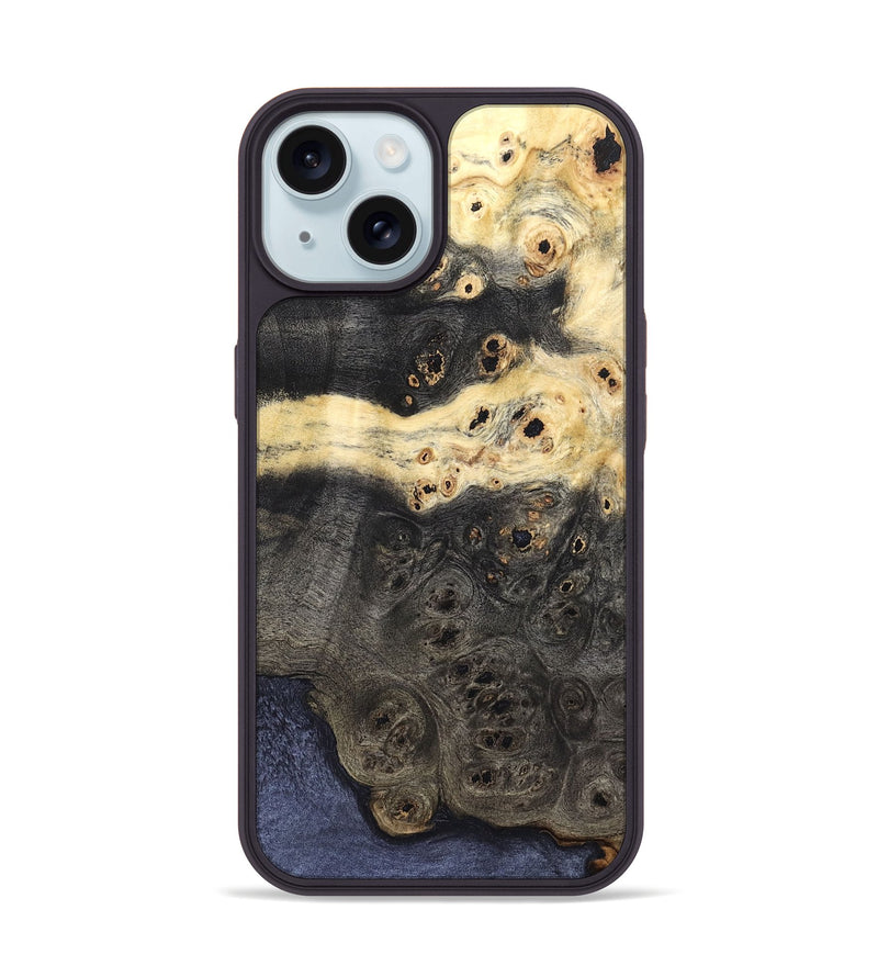 iPhone 15 Wood Phone Case - Kristyn (Wood Burl, 822159)