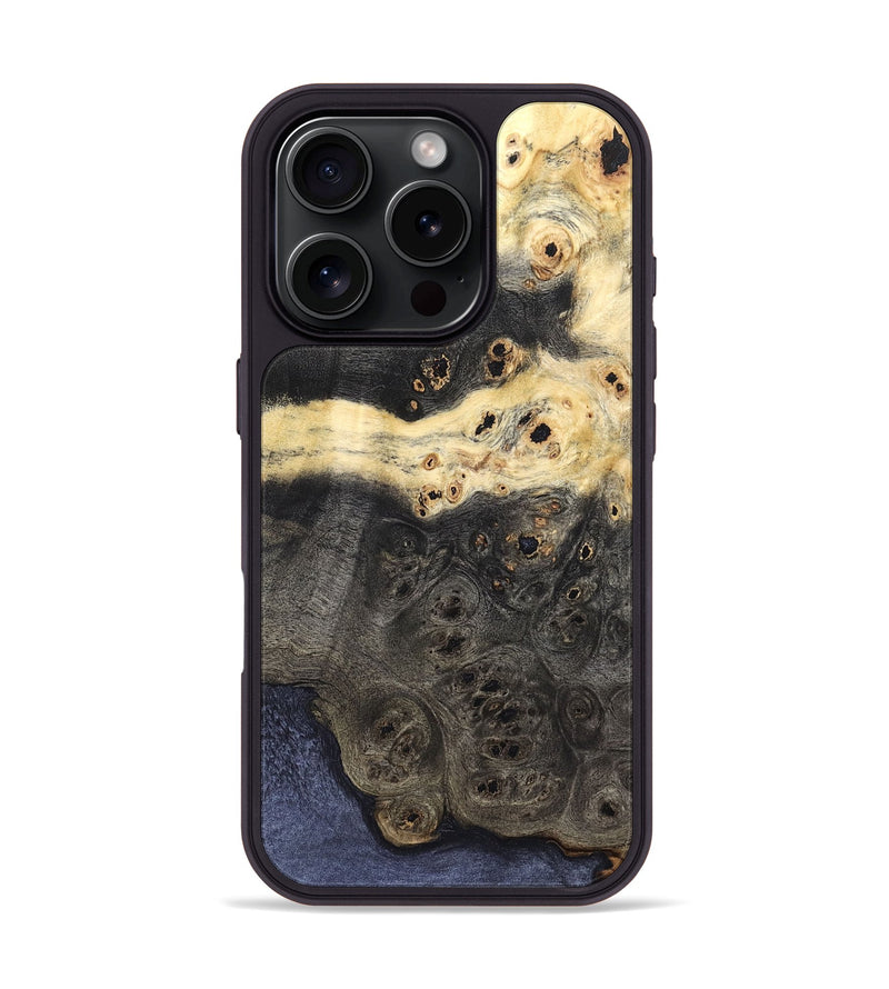 iPhone 16 Pro Wood Phone Case - Kristyn (Wood Burl, 822159)