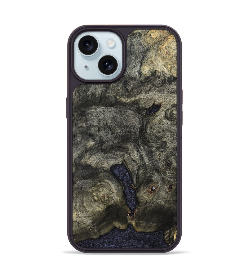 iPhone 15 Wood Phone Case - Seymour (Wood Burl, 822160)