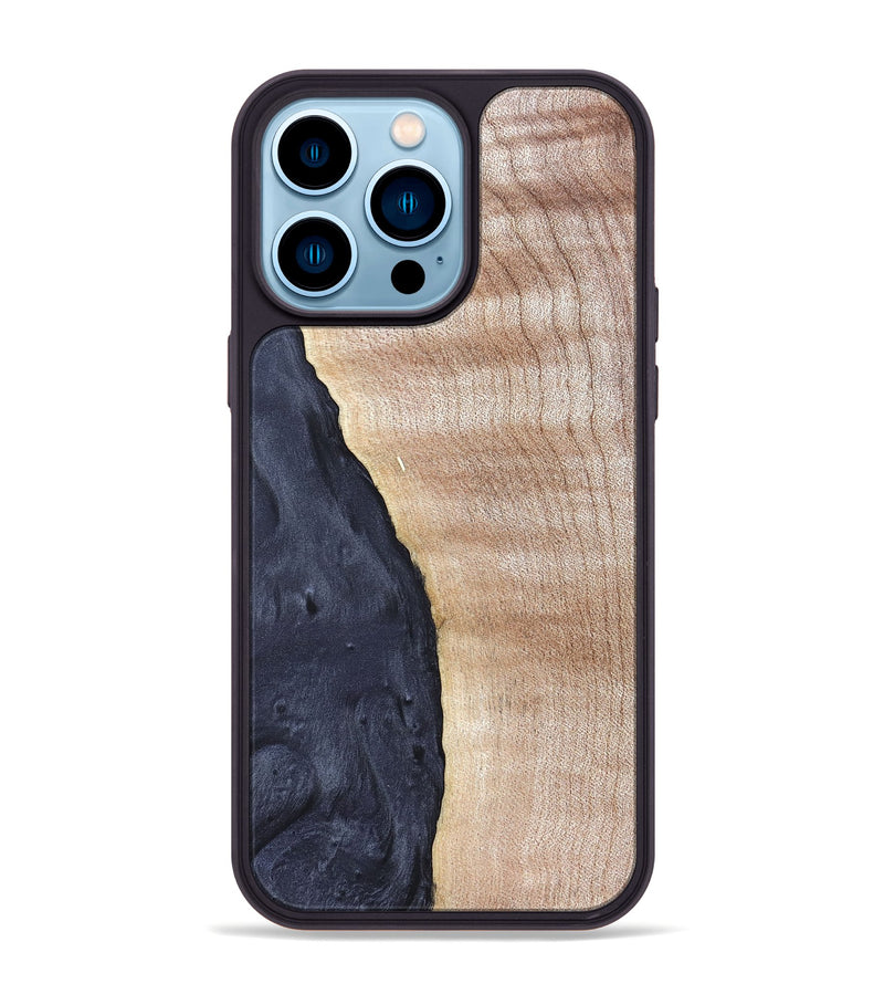 iPhone 14 Pro Max Wood Phone Case - Thad (Wood Burl, 822173)