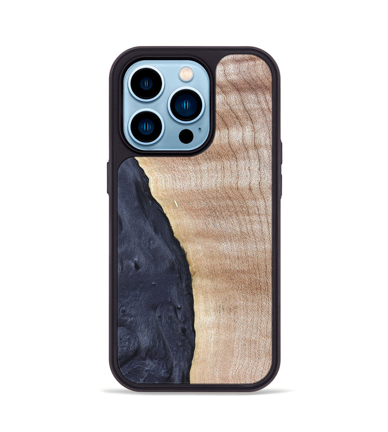 iPhone 14 Pro Wood Phone Case - Thad (Wood Burl, 822173)