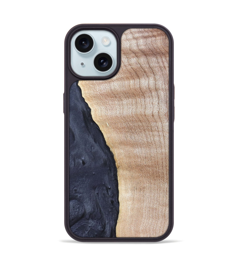 iPhone 15 Wood Phone Case - Thad (Wood Burl, 822173)