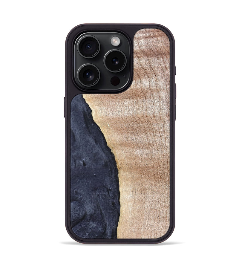 iPhone 15 Pro Wood Phone Case - Thad (Wood Burl, 822173)