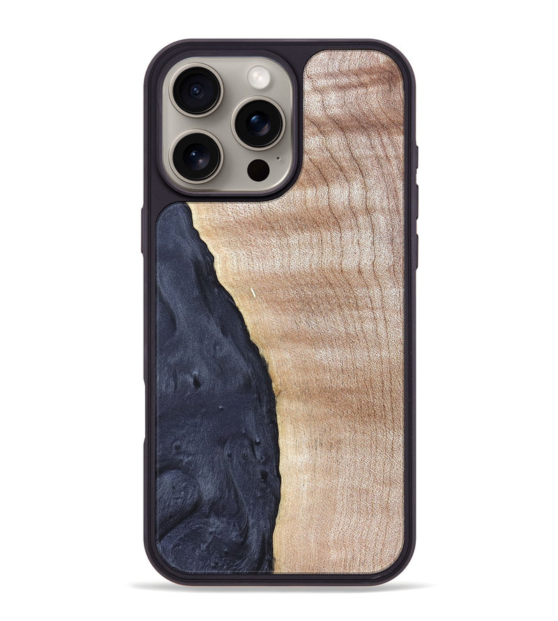 iPhone 16 Pro Max Wood Phone Case - Thad (Wood Burl, 822173)