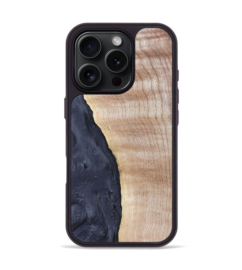 iPhone 16 Pro Wood Phone Case - Thad (Wood Burl, 822173)