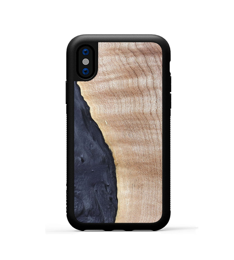 iPhone Xs Wood Phone Case - Thad (Wood Burl, 822173)