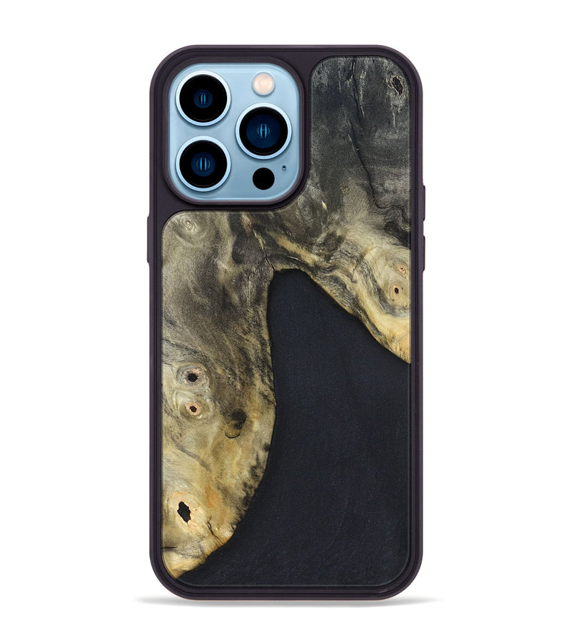 iPhone 14 Pro Max Wood Phone Case - Hester (Wood Burl, 822176)