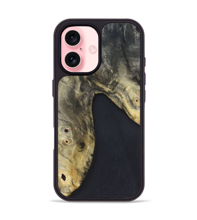 iPhone 16 Wood Phone Case - Hester (Wood Burl, 822176)