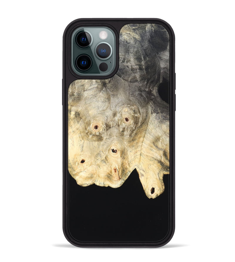 iPhone 12 Pro Max Wood Phone Case - Vallie (Wood Burl, 822178)