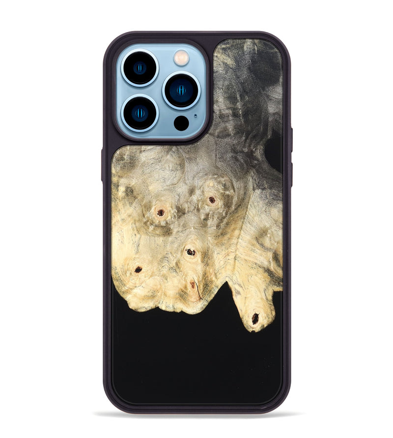iPhone 14 Pro Max Wood Phone Case - Vallie (Wood Burl, 822178)