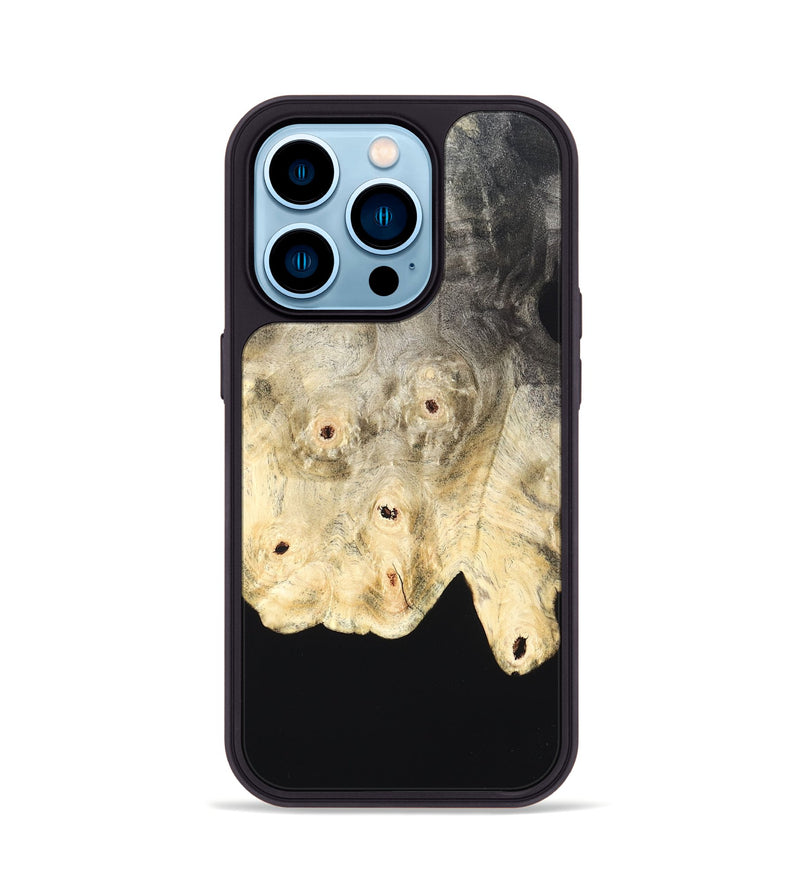iPhone 14 Pro Wood Phone Case - Vallie (Wood Burl, 822178)