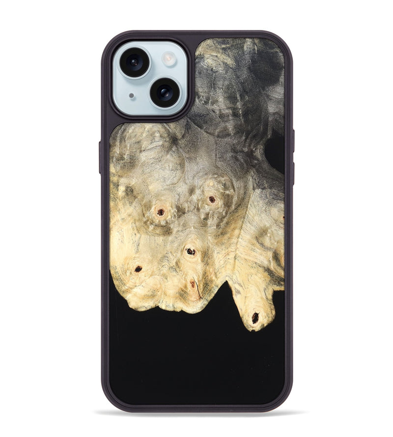 iPhone 15 Plus Wood Phone Case - Vallie (Wood Burl, 822178)