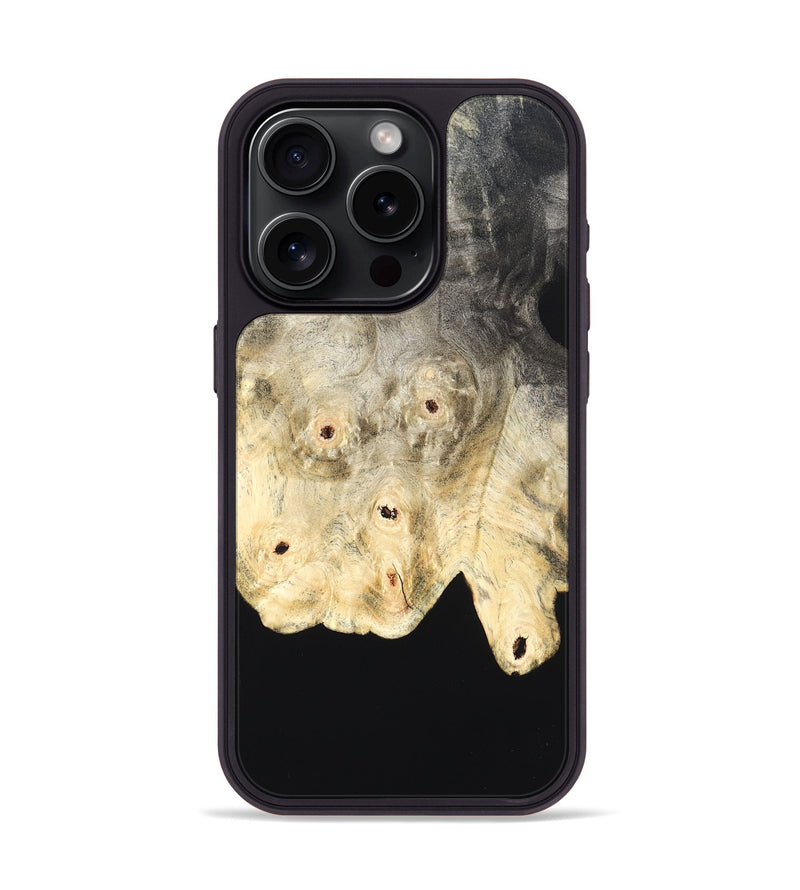 iPhone 15 Pro Wood Phone Case - Vallie (Wood Burl, 822178)