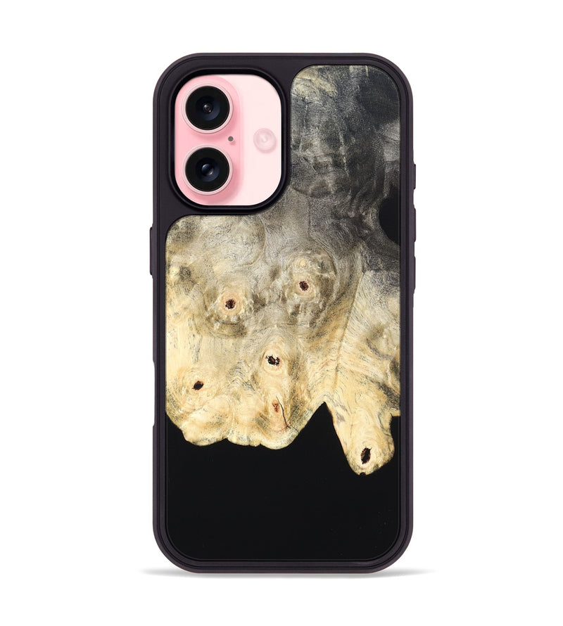 iPhone 16 Wood Phone Case - Vallie (Wood Burl, 822178)