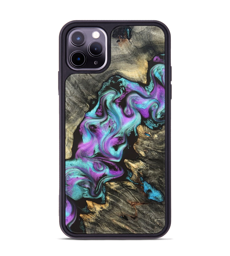 iPhone 11 Pro Max Wood Phone Case - Almeda (Purple, 822179)