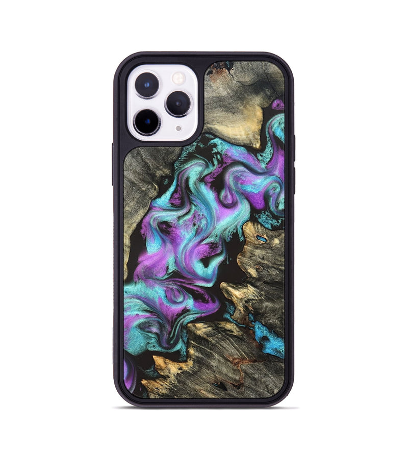 iPhone 11 Pro Wood Phone Case - Almeda (Purple, 822179)
