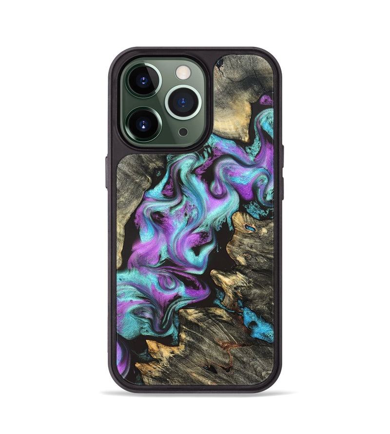 iPhone 13 Pro Wood Phone Case - Almeda (Purple, 822179)