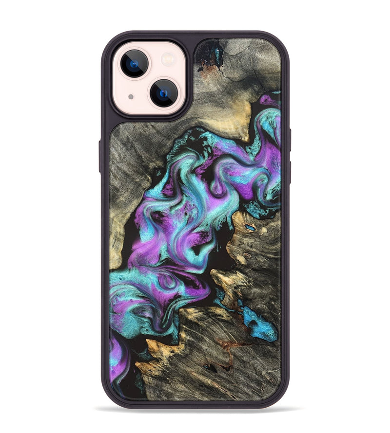 iPhone 14 Plus Wood Phone Case - Almeda (Purple, 822179)