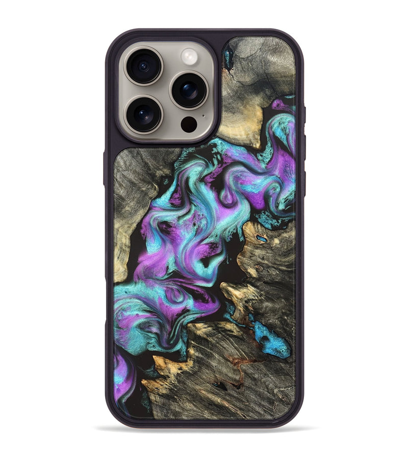 iPhone 16 Pro Max Wood Phone Case - Almeda (Purple, 822179)