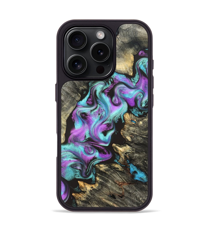 iPhone 16 Pro Wood Phone Case - Almeda (Purple, 822179)