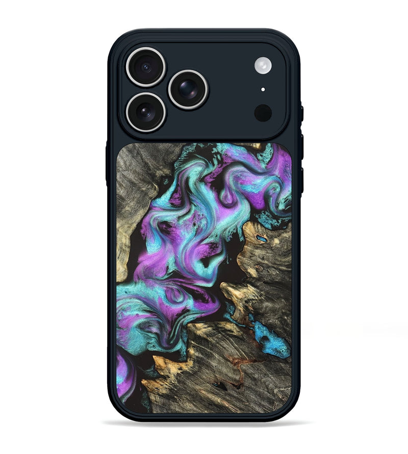 iPhone 17 Pro Max Wood Phone Case - Almeda (Purple, 822179)