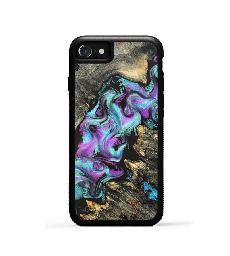 iPhone SE Wood Phone Case - Almeda (Purple, 822179)