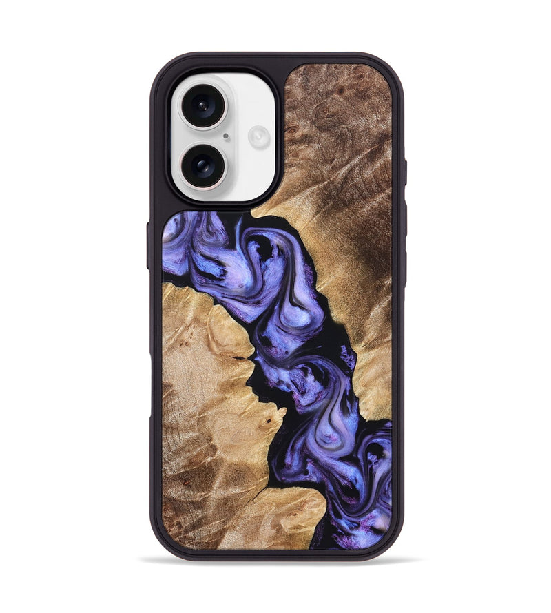 iPhone 17 Wood Phone Case - Melody (Purple, 822181)