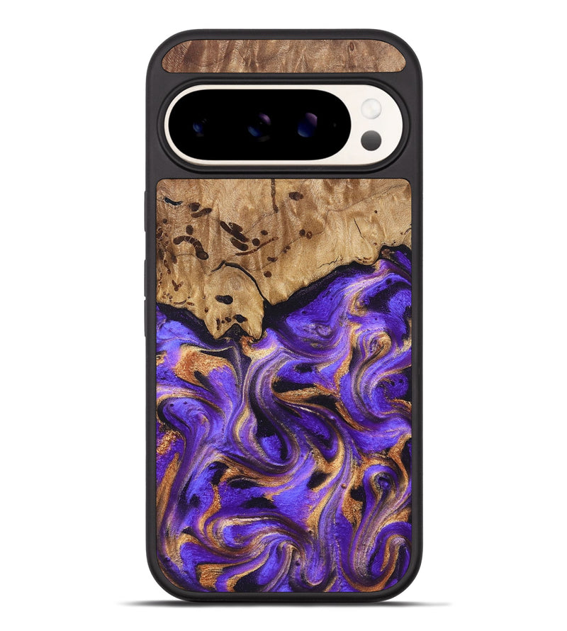 Pixel 9 Pro XL Wood Phone Case - Kristal (Purple, 822182)