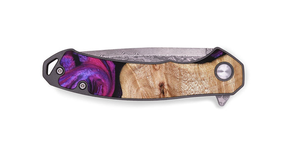 EDC Wood Pocket Knife - Jenelle (Purple, 822183)