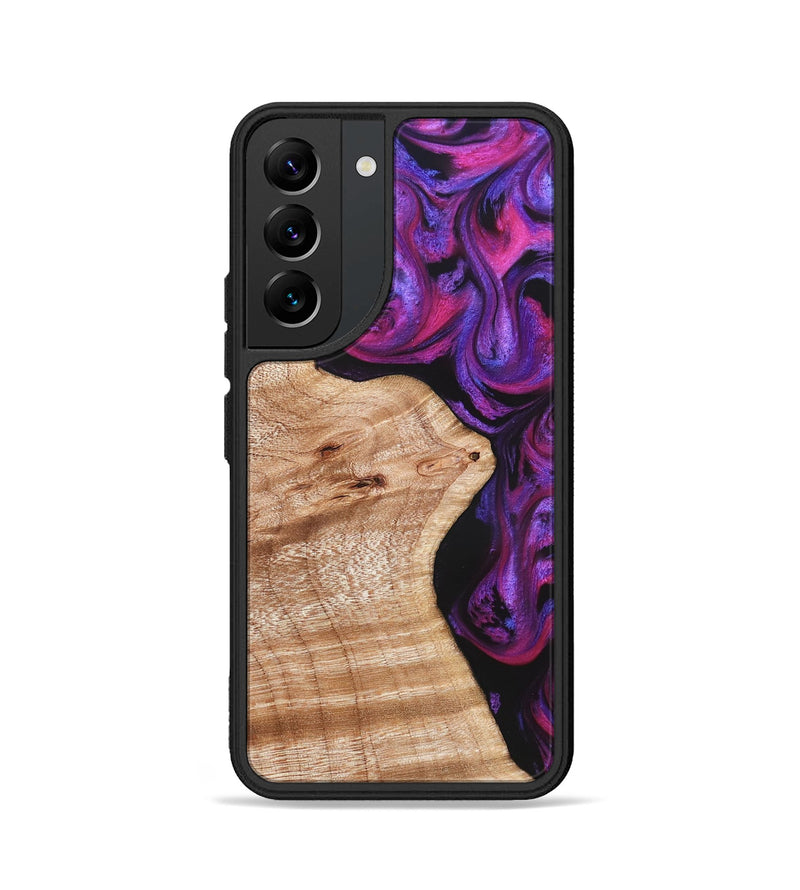 Galaxy S22 Wood Phone Case - Jenelle (Purple, 822183)
