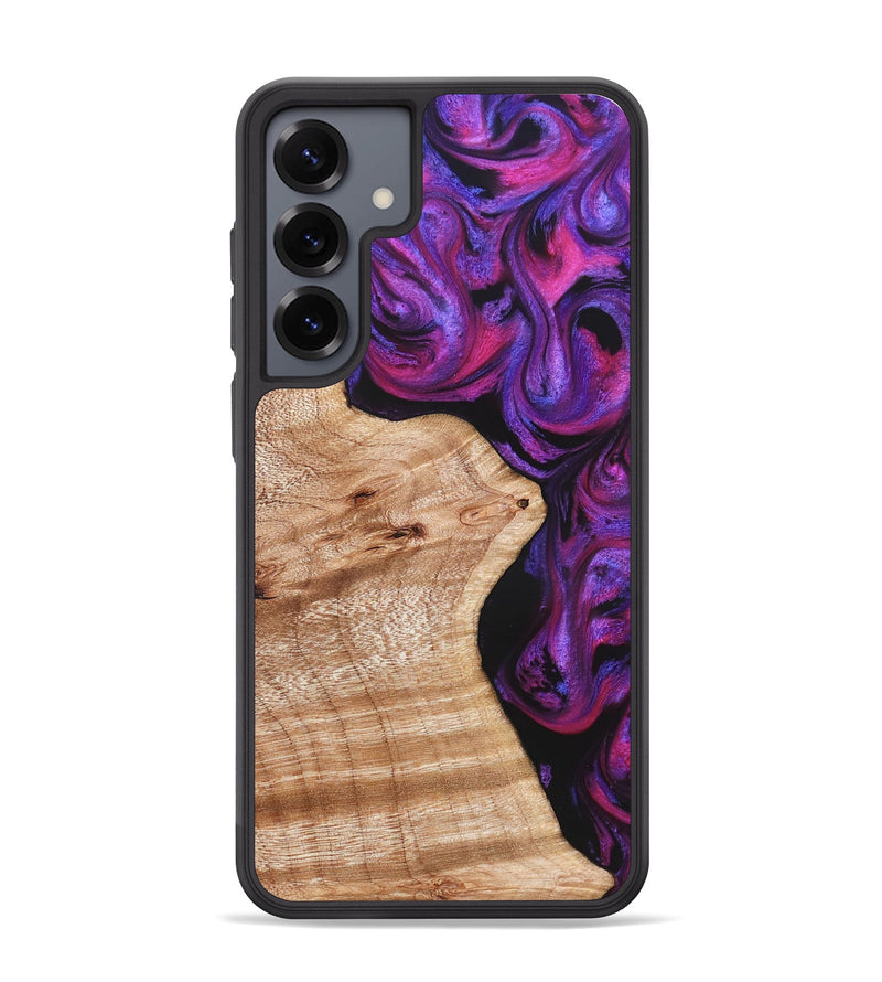 Galaxy S25 Plus Wood Phone Case - Jenelle (Purple, 822183)