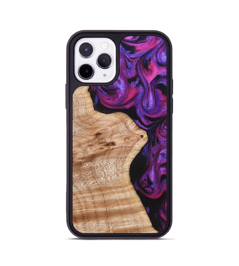 iPhone 11 Pro Wood Phone Case - Jenelle (Purple, 822183)