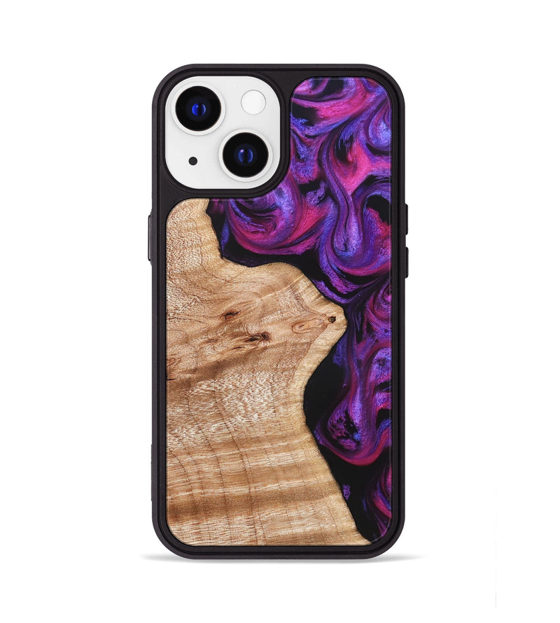 iPhone 13 Wood Phone Case - Jenelle (Purple, 822183)