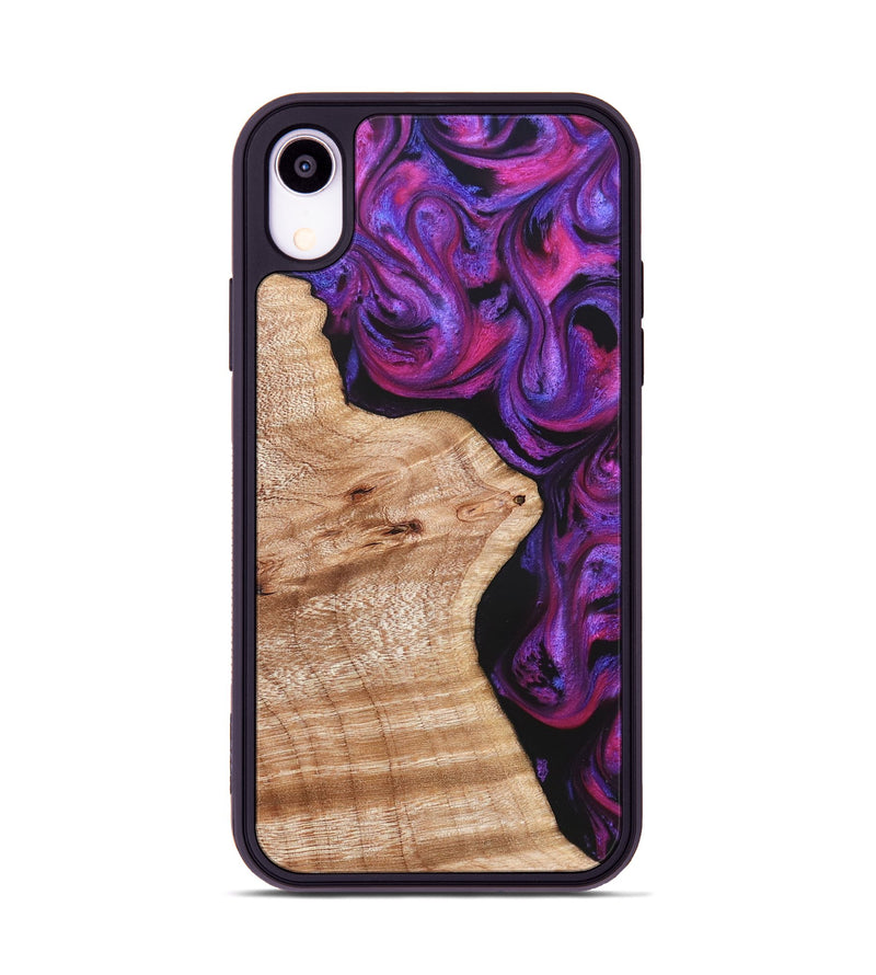 iPhone Xr Wood Phone Case - Jenelle (Purple, 822183)