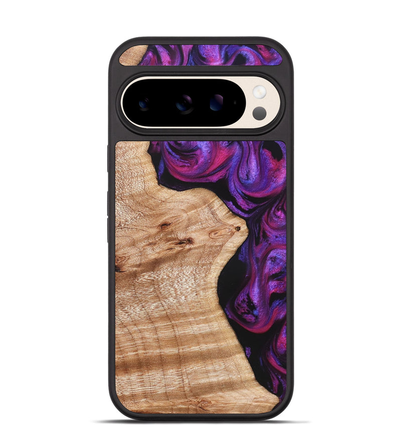 Pixel 10 Wood Phone Case - Jenelle (Purple, 822183)