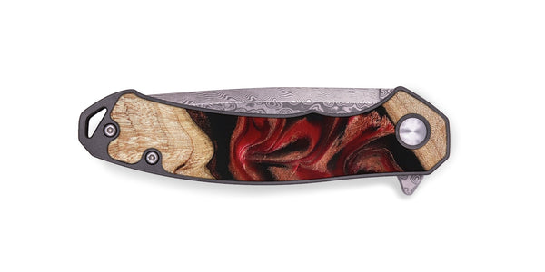 EDC Wood Pocket Knife - Harlan (Red, 822184)