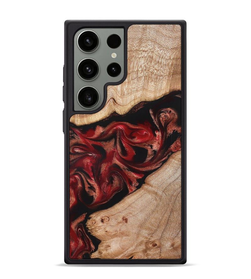 Galaxy S24 Ultra Wood Phone Case - Harlan (Red, 822184)