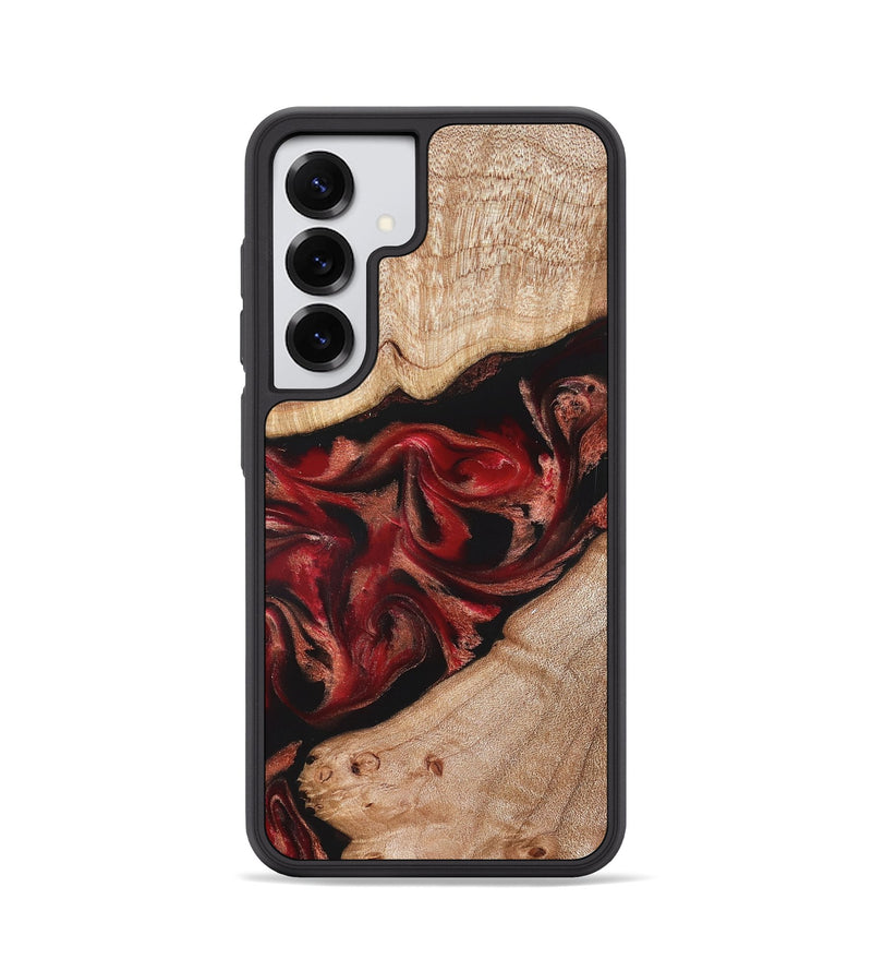 Galaxy S25 Wood Phone Case - Harlan (Red, 822184)
