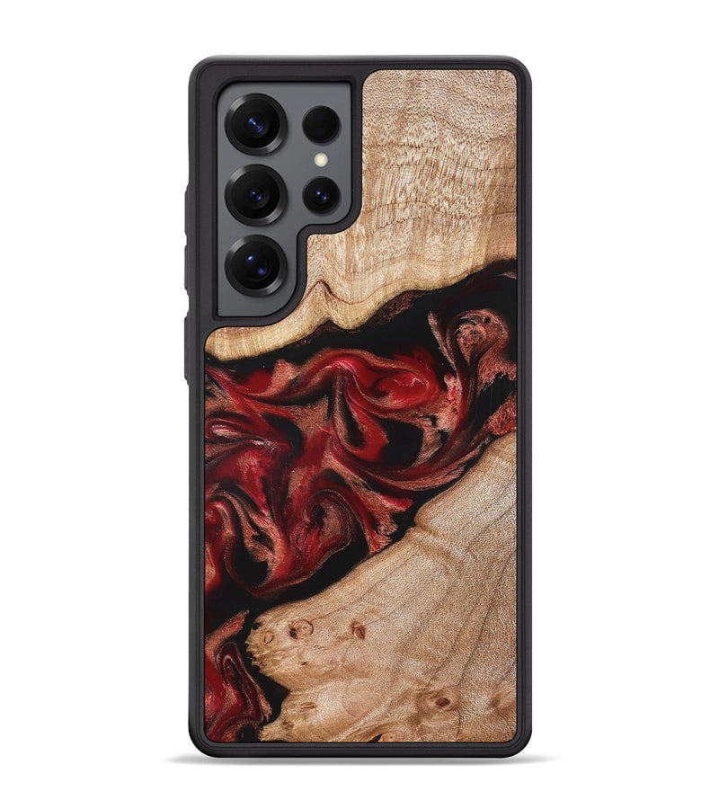 Galaxy S25 Ultra Wood Phone Case - Harlan (Red, 822184)