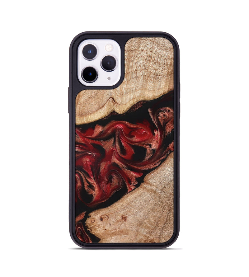 iPhone 11 Pro Wood Phone Case - Harlan (Red, 822184)